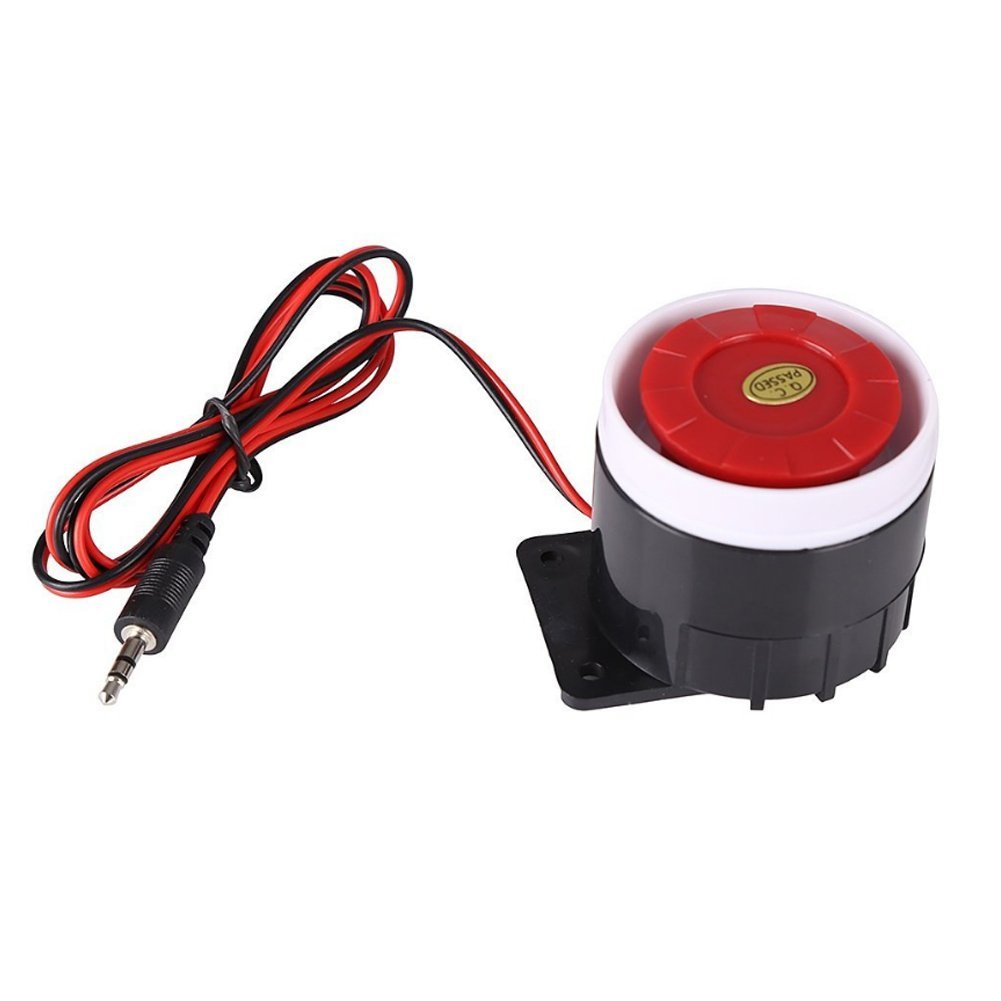 2pcs120dB Piezo Electronic Buzzer Alarm Horn Wired Siren for Home Security Alarm 