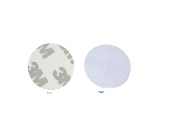 NFC Tag13.56MHz ISO14443A RFID Tag Coin Card With Adhesive Sticker ID44 - Image 2