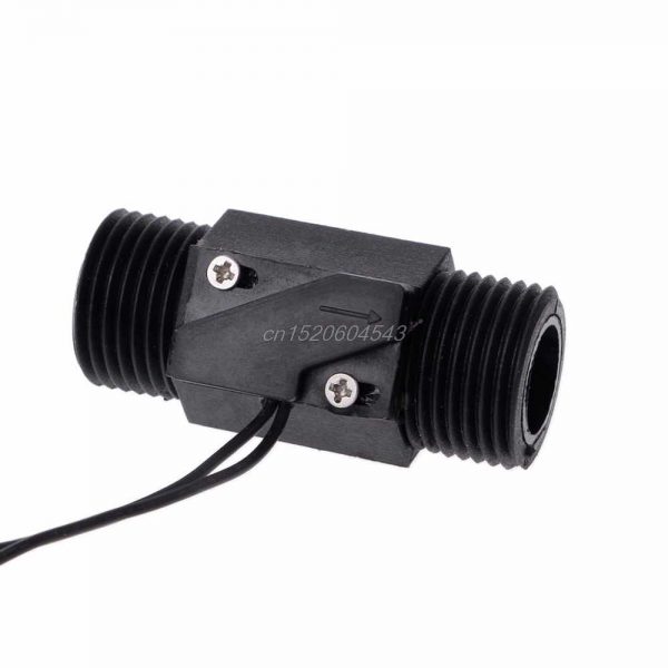 AC 220V 3A 22mm Plastic Vertical Horizontal Magnetic Water Flow Switch W/Sensor COM35