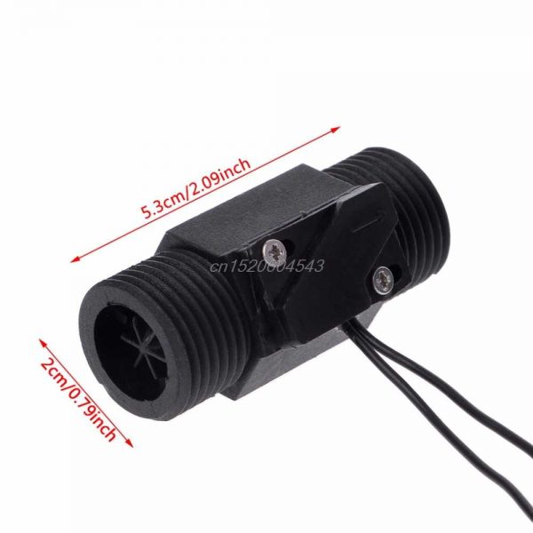 AC 220V 3A 22mm Plastic Vertical Horizontal Magnetic Water Flow Switch W/Sensor COM35 - Image 3